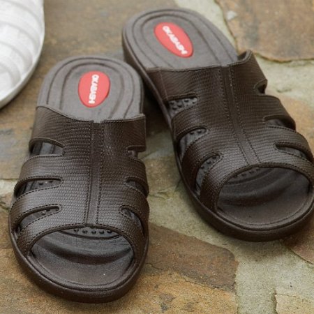 Recycled plastic sandals